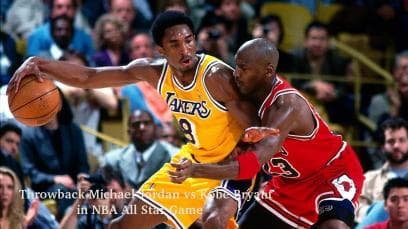 Throwback Michael Jordan vs Kobe Bryant Highlights NBA All Star Game 1998