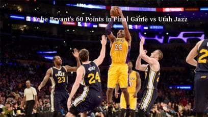 Kobe Bryant 60 Points in Final Game vs Utah Jazz Full Highlights