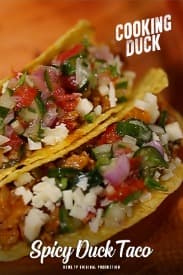 Cooking Duck EPS. 19 - Spicy Duck Taco