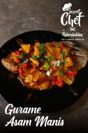 SECRET CHEF RAMADHAN EPS. 25 - Gurame Asam Manis