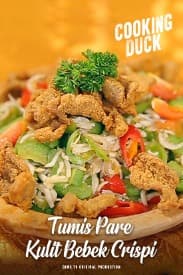 Cooking Duck EPS. 2 - Tumis Pare Kulit Bebek Krispi 