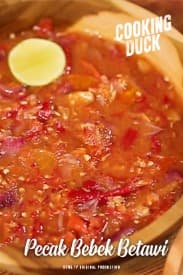 Cooking Duck EPS. 13 - Pecak Bebek Betawi