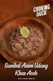 Cooking Duck EPS. 8 - Sambal Asam Udang Khas Aceh