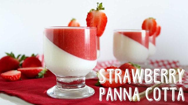 Strawberry Panna Cotta