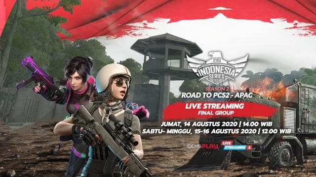 Live Streaming PUBG Indonesia Series 2020 Season 2 Final Group