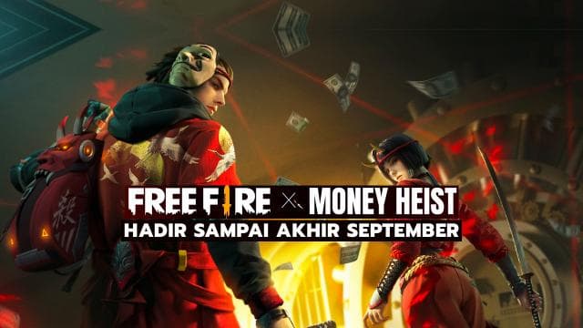 Free Fire X Money Heist Hadir Sampai Akhir September