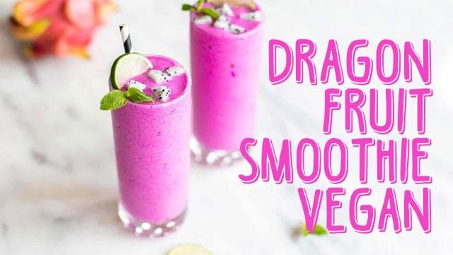 Dragon Fruit Smoothie Vegan