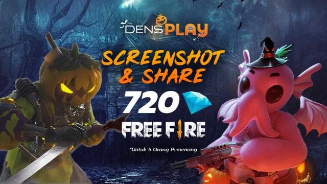 DensPlay Halloween Kontes, Gratis 702 Diamonds Free Fire