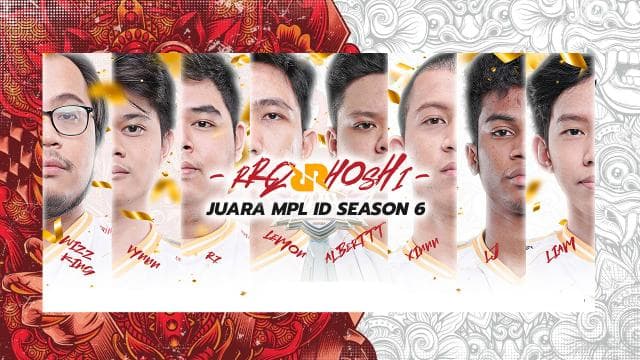 RRQ Keluar Sebagai Juara MPL ID Season 6