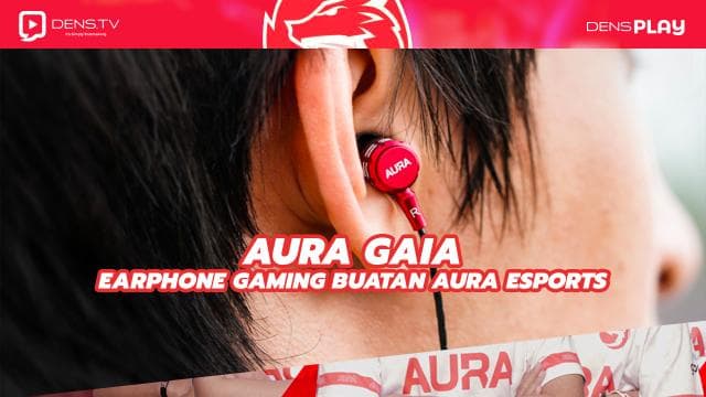 Aura Gaia Earphone Gaming Buatan Aura Esports