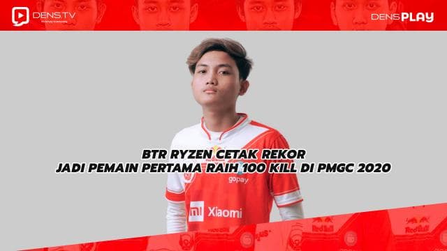 BTR Ryzen Cetak Rekor Jadi Pemain Pertama Raih 100 Kill Di PMGC 2020