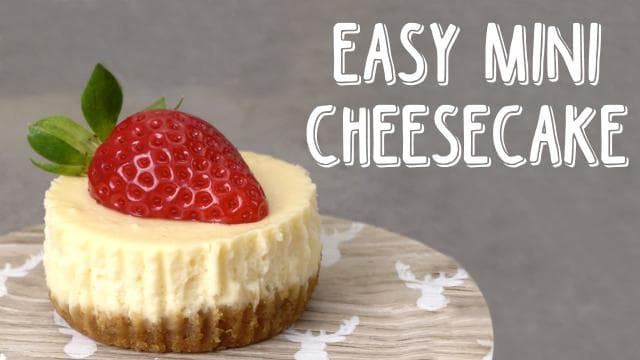 Easy Mini Cheesecake