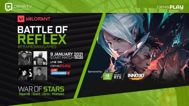 Live Streaming Battle Valorant Terbesar di Awal Tahun 2021 !
