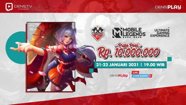 Saksikan Live Streaming JD.ID Battlefield Mobile Legends Tournaments