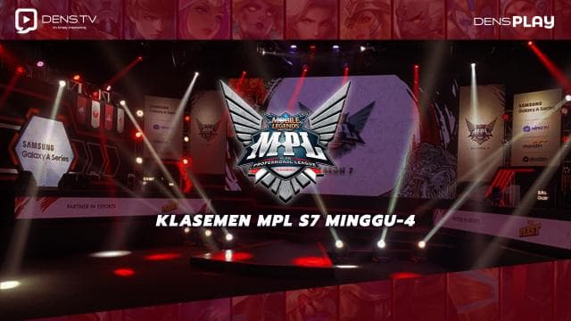 Klasemen MPL S7 Minggu-4