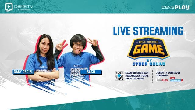 Give Away Total 3.000 Diamonds MLBB Hanya di Walk Through Game by Cyber Squad Ep. 7 !