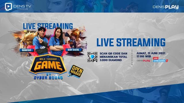 Tonton Walk Through Game by Cyber Squad Ep. 8 dan Menangkan Give Away Total 3.000 Diamonds MLBB !