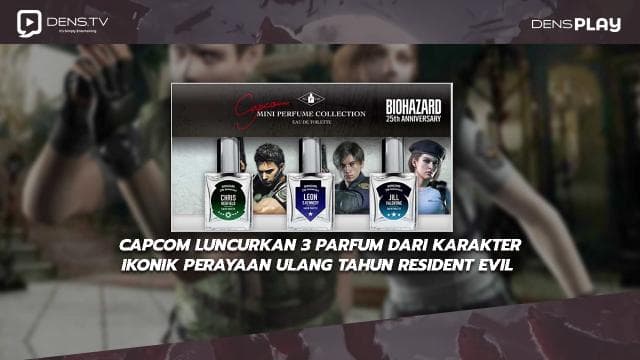 Capcom Luncurkan 3 Parfum dari Karakter Ikonik Perayaan Ulang Tahun Resident Evil, !