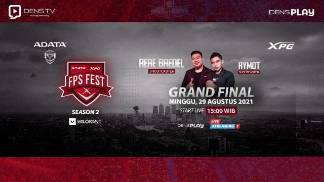 Live Streaming Grand Final XPG ADA FPS FEST S2 Valorant