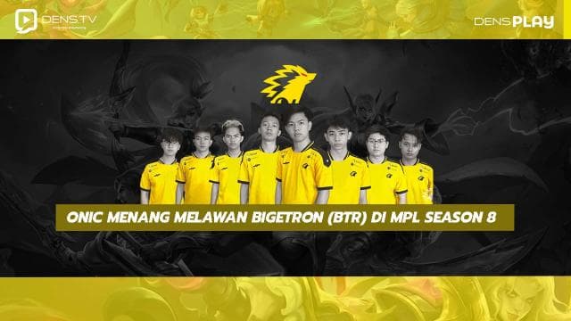 ONIC Menang Melawan Bigetron (BTR) di MPL Season 8 Week 4