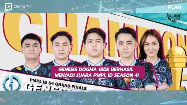 Genesis Dogma GIDS Berhasil Menjadi Juara PMPL ID Season 4!