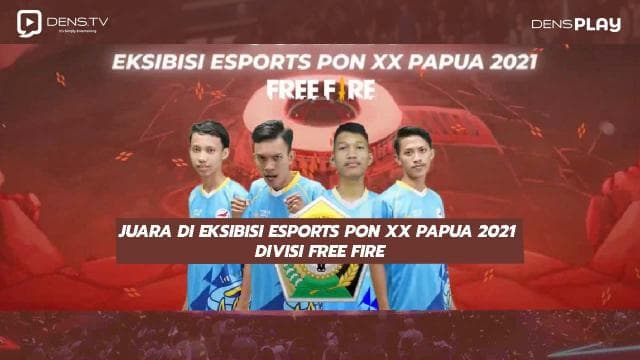 -Juara di Eksibisi Esports PON XX Papua 2021 Divisi Free Fire