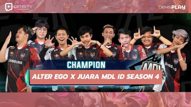 Tampil solid, Alter Ego X juara MDL ID Season 4