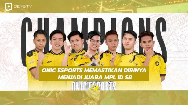 Onic Esports memastikan dirinya menjadi Juara MPL ID S8