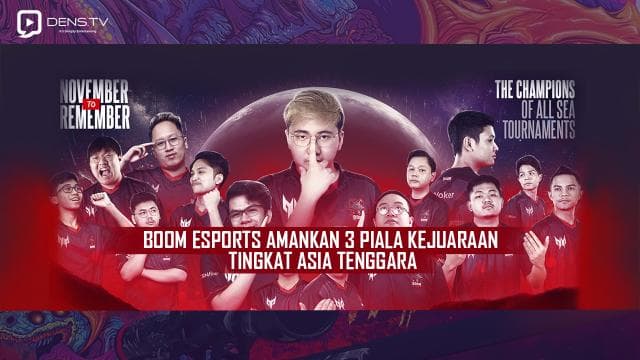 BOOM Esports Amankan 3 Piala Kejuaraan Tingkat Asia Tenggara