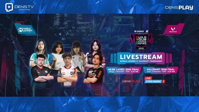 Saksikan Live Streaming Turnament Build Your Gaming Empire 2021 (BYGE 2021)!