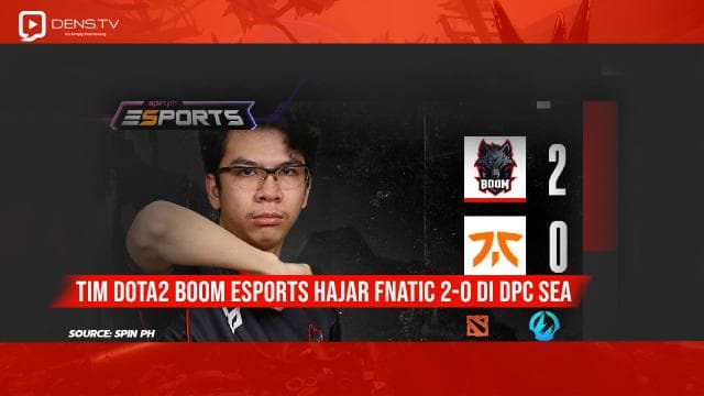 Tim DOTA2 BOOM Esports Hajar Fnatic 2-0 di DPC SEA.