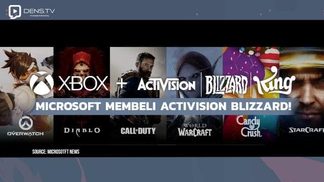 Microsoft Membeli Activision Blizzard Seharga 968 Triliun