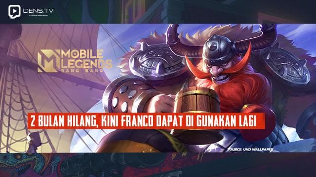 2 Bulan Hilang, Kini Franco Dapat di Gunakan Lagi di MLBB