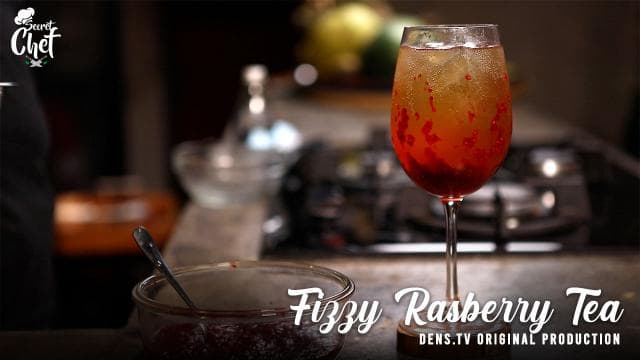 Fizzy Raspberry Tea