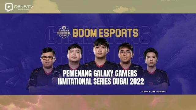 BOOM Esports Menjadi Pemenang GALAXY GAMERS Invitational Series Dubai 2022
