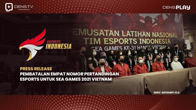 Pembatalan 4 Nomor Pertandingan eSports Untuk SEA GAMES 2021