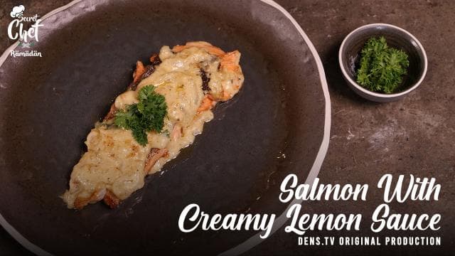 Resep Salmon Saus Krim Lemon, Menu Buka Puasa Ala Restoran