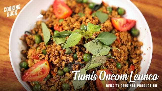 Tumis Oncom Leunca