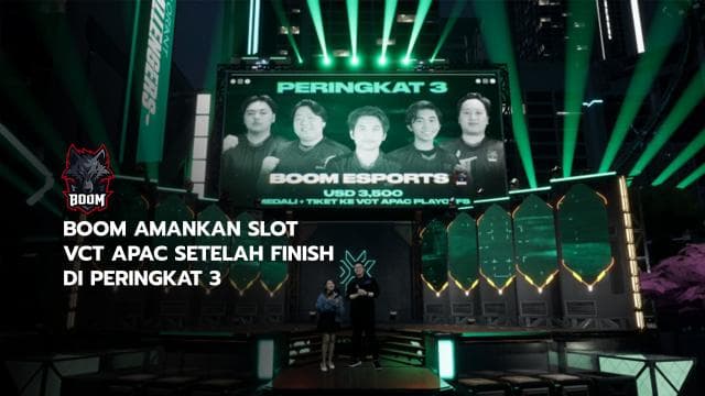 BOOM Amankan Slot VCT APAC Setelah Finish di Peringkat 3