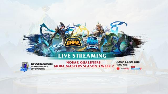 LIVE STREAMING NOBAR QUALIFIERS CBN MOBA MASTERS SEASON 3 | EP2