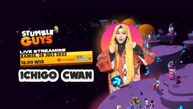 Lewati Rintangan! Live Stream Fall Guys Bersama Ichigo Cwan!