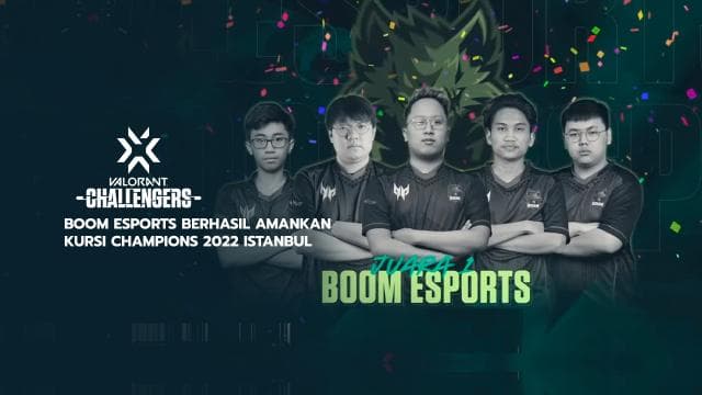 BOOM Esports Berhasil Amankan Kursi Champions 2022 Istanbul!