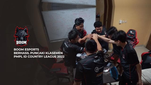Buktikan Kemampuan, BOOM Esports Berhasil Puncaki Klasemen PMPL ID Country League 2022