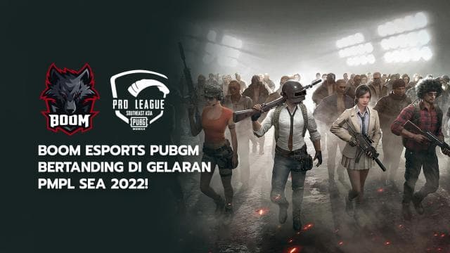 BOOM Esports PUBGM Akan Bertanding di Gelaran PMPL SEA 2022