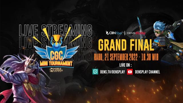 Saksikan Live Stream Grand Final CGC Mini TOURNAMENT di WTG by Cyber Squad! | 21 September 2022