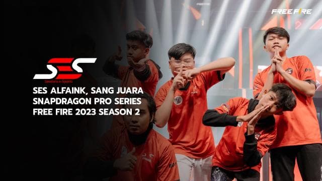 SES Alfaink, Sang Juara Snapdragon Pro Series Free Fire 2023 Season 2