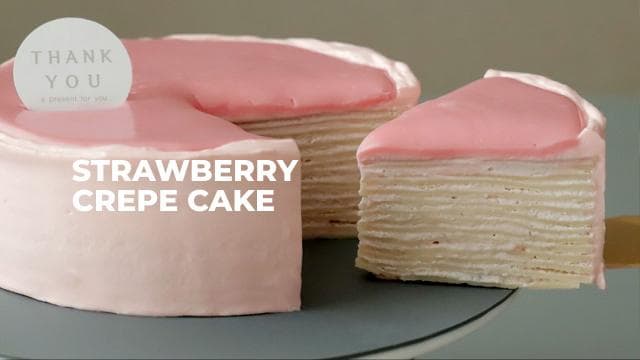 Strawberry Crepe Cake