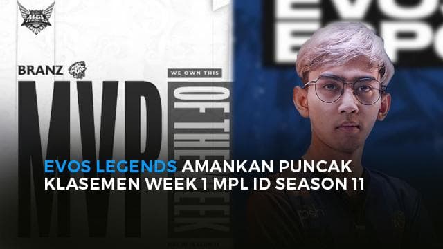 EVOS LEGENDS AMANKAN PUNCAK KLASEMEN WEEK 1 MPL ID SEASON 11