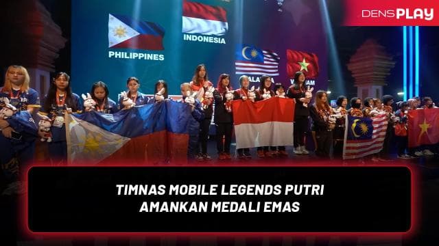 TIMNAS MOBILE LEGENDS PUTRI AMANKAN MEDALI EMAS