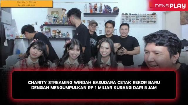CHARITY STREAMING WINDAH BASUDARA CETAK REKOR BARU DENGAN MENGUMPULKAN RP 1 MILIAR KURANG DARI 5 JAM